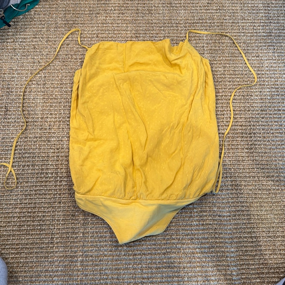 Abercrombie and Fitch Yellow Bodysuit